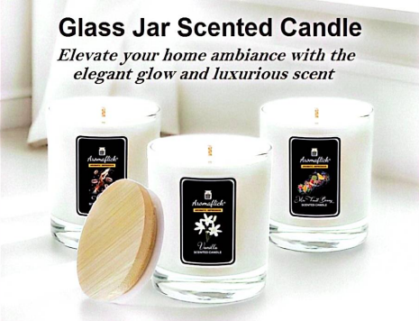 Glass Jar Scented Candle
